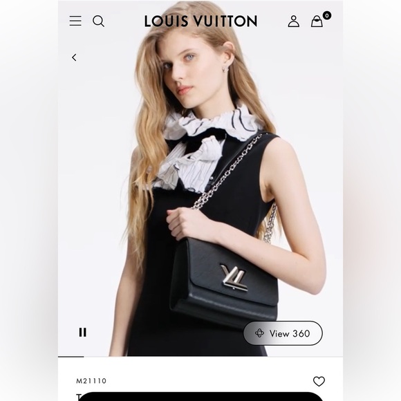 Authentic Louis Vuitton MM TWIST - Picture 16 of 17